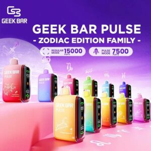 Geek Bar Pulse 15000口小火箭拋棄式電子煙｜一次性可充電｜12種口味｜歐美爆款